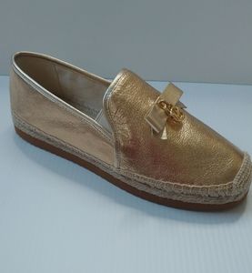 Michael Kors Metallic Gold Louise Espadrille